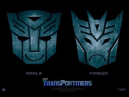 Smile Frown Transportmers