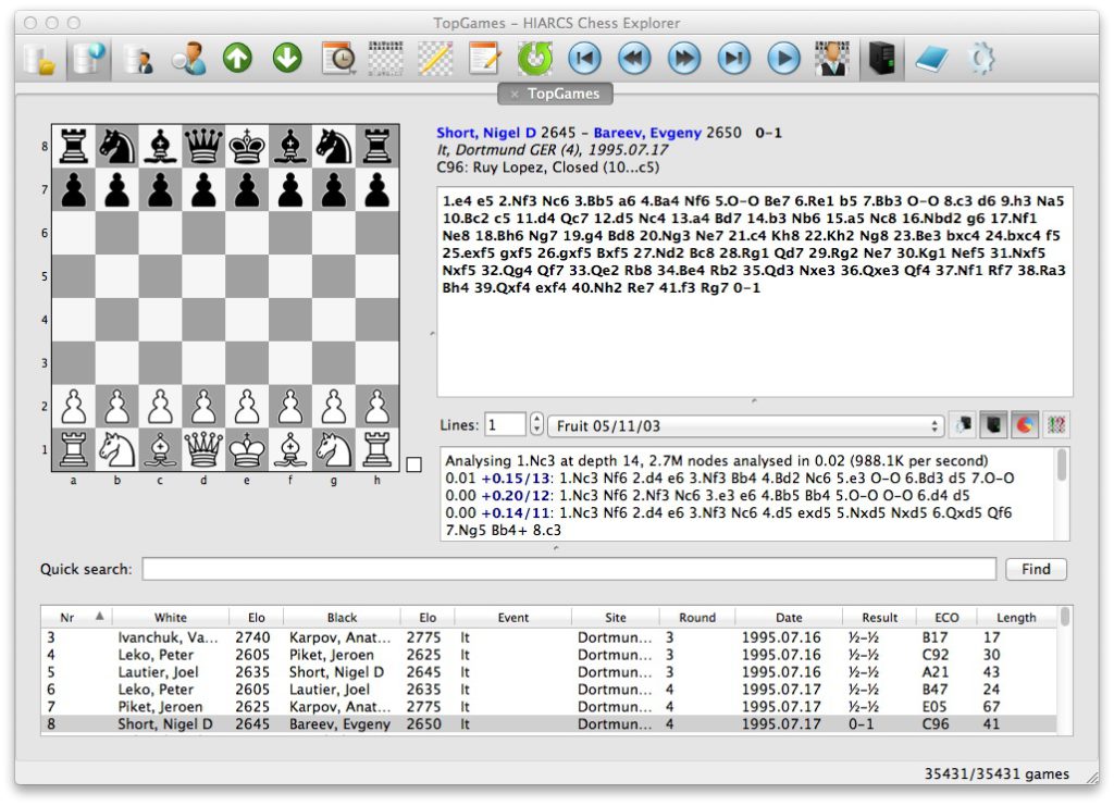 Hiarcs Chess Explorer For Mac — First Impressions – Deuts.NET