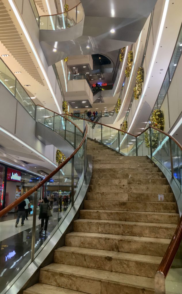Stairs at the SM Aura Premier