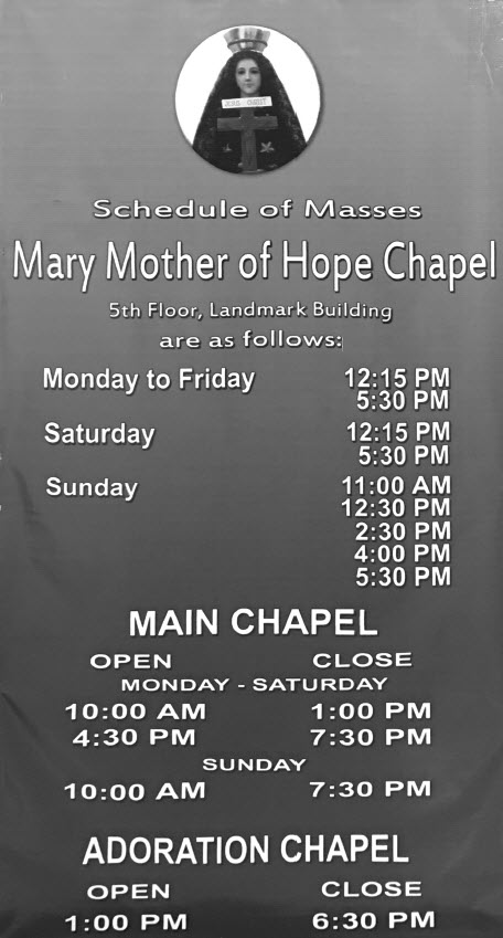 schedule-of-masses-mary-mother-of-hope-chapel
