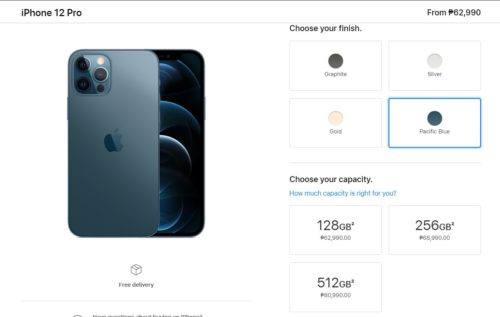 OnePlus 8 Pro Lazada price vs. iPhone 12 Pro Apple PH Store price