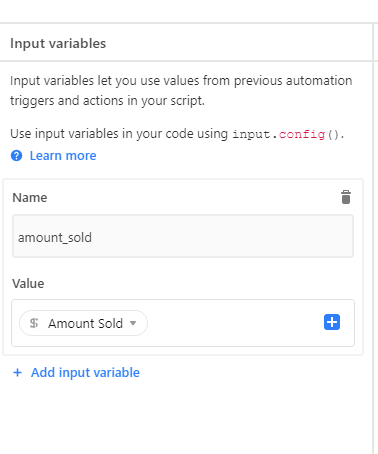 Input Variable in Airtable